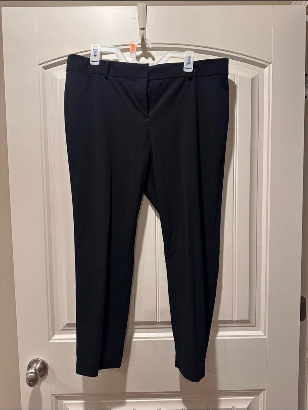 Liz Claiborne Black Straight-Leg Dress Pants